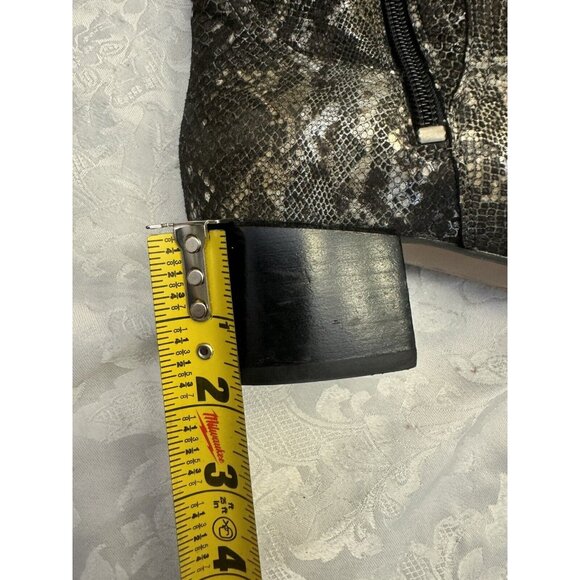 Vionic Size 9 Kamryn Boa Metallic Snake Nebuck Ankle Boots Booties Comfort Shoe‎ - Picture 13 of 15